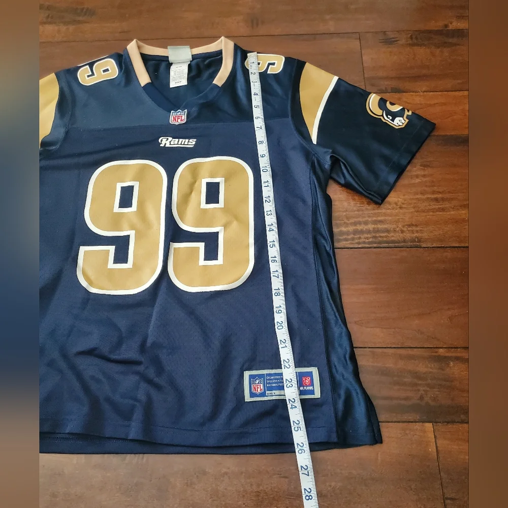 Los Angeles Rams Navy and Gold Jersey DONALD 99 MEDIUM - Picture 10 of 11